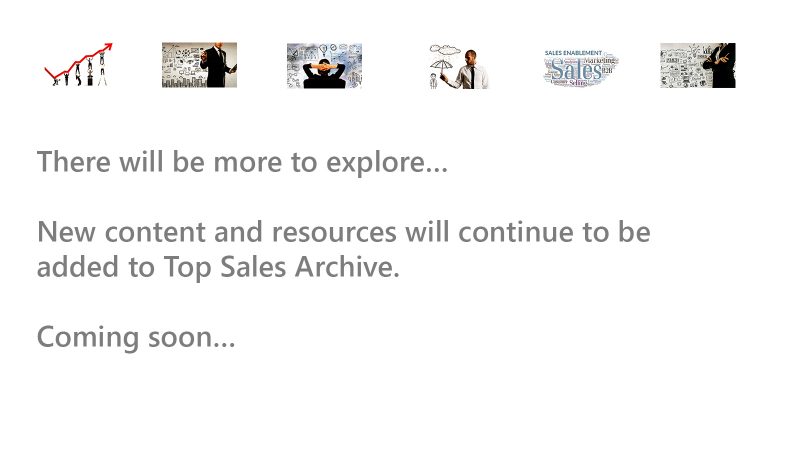 TourGuideWelcomepage_08_2 There will be more to explore in Top Sales Archive